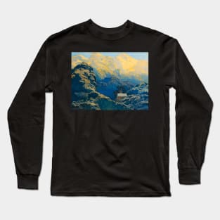 Maxfield Parrish, Getting Away From It All, 1961, American Painter, Neo-Classical Long Sleeve T-Shirt